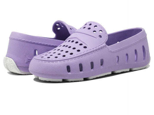 Floafers Kids Prodigy Driver (Toddler/Little Kid/Big Kid) - Loafers for Kids - Waterproof EVA Foam Upper Lavender/Bright White 8 Toddler M