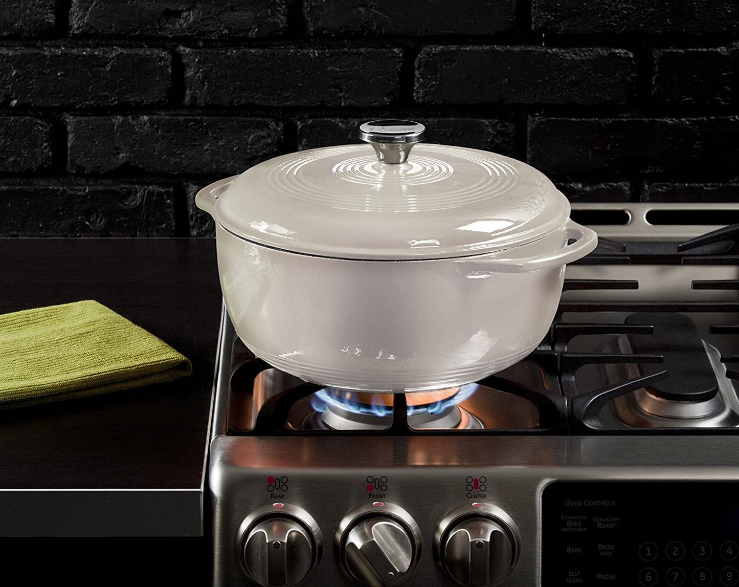 Lodge 7.5 Quart Enameled Cast Iron Dutch Oven