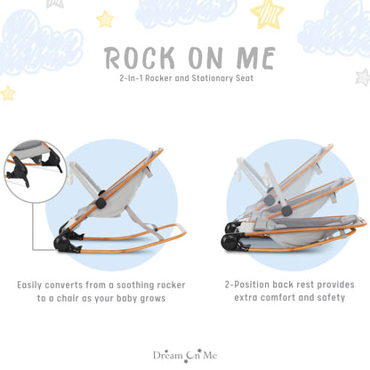 Dream On Me 2-in-1 Baby Rocker & Seat