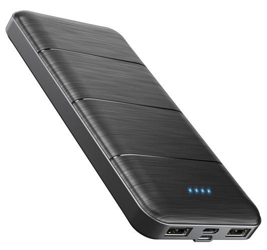 LOVELEDI Portable Charger,Power Bank, 15000mAh 2 USB Power Bank Output 5V3.1A Fast Charging Portable Charger Compatible with Smartphones and All USB Devices(Black)