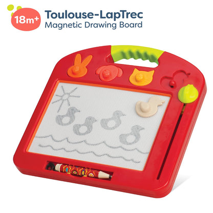 Magnetic Drawing Board with 4 Animal Stamps