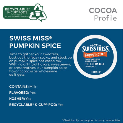 Swiss Miss Pumpkin Spice Hot Cocoa K-Cup Pods
