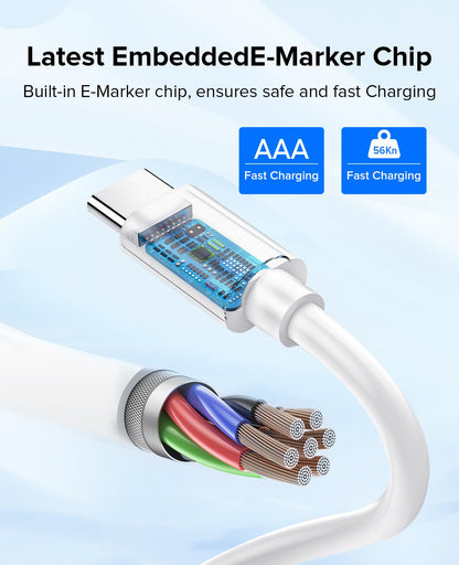iPhone 15 Charger Fast Charging, iPad Charger 2Pack 20W USB C Fast Wall Charger with 6ft Type C to C Cable for iPhone 15/15 Plus/15 Pro/15 Pro Max/iPad 10/iPad Mini 6/iPad Air5/iPad Pro/AirPods Pro