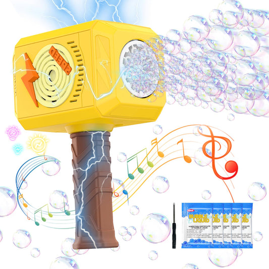 Bubble Machine with Light & Music for Kids