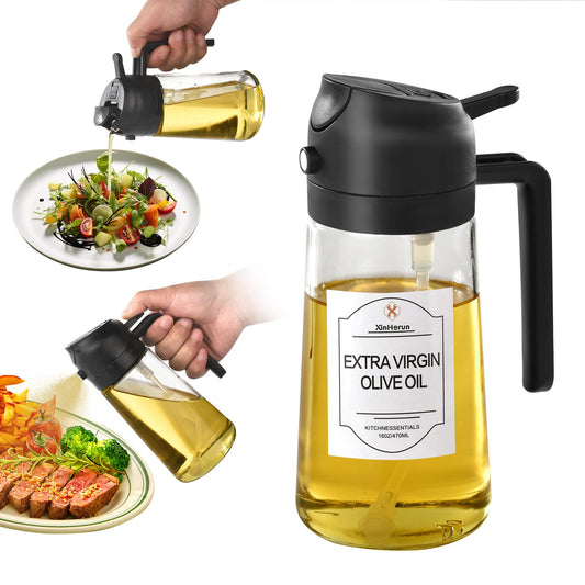 Olive Oil Sprayer Glass Bottle 16oz
