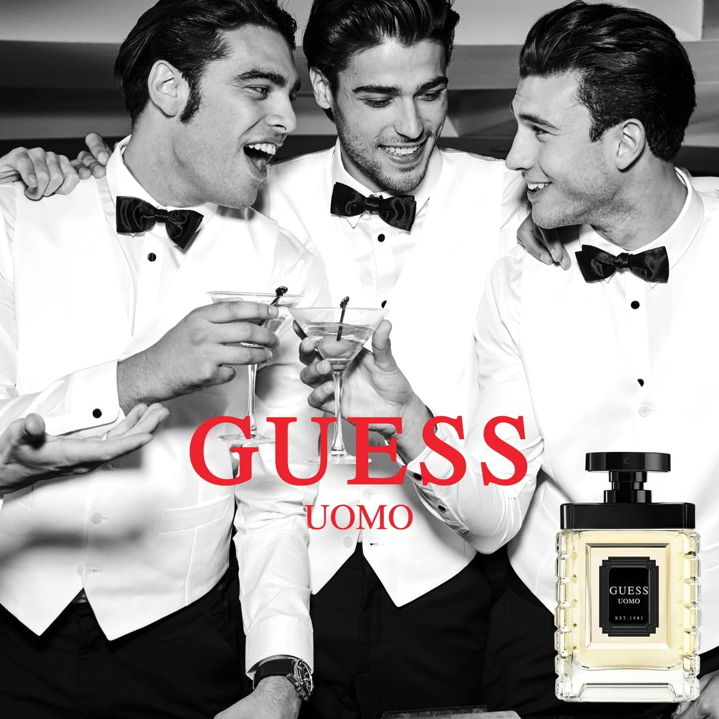 GUESS UOMO Eau de Toilette, 1.0 Fl Oz (Pack of 2)