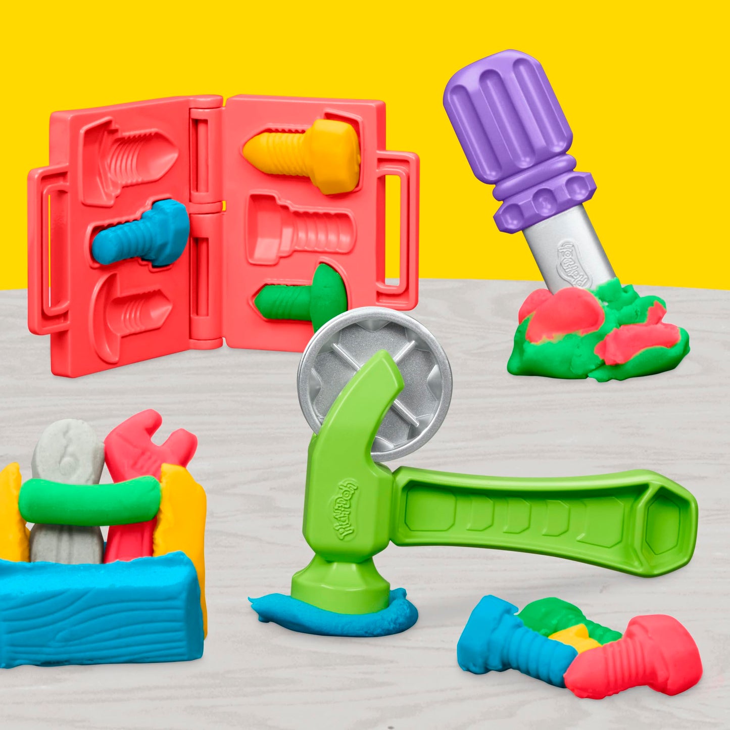 Play-Doh Construction Stamp & Saw Tool Set