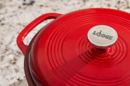 Lodge 6 Quart Enameled Cast Iron Dutch Oven
