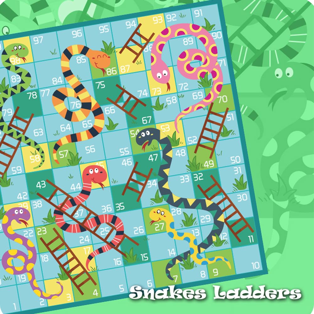 KOKOSUN Magnetic Travel Snakes and Ladders Game