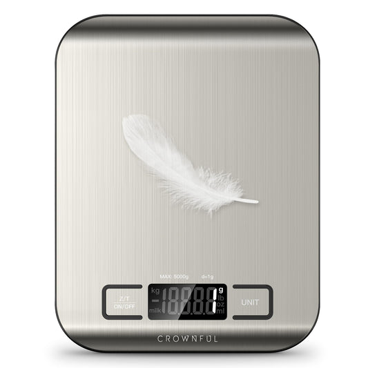 CROWNFUL Digital Kitchen Scale with Tare Function