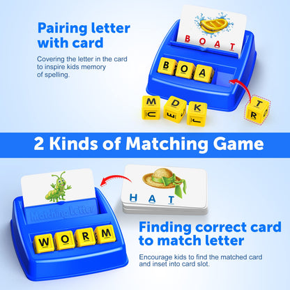 Educational Matching Letter Games for Toddlers