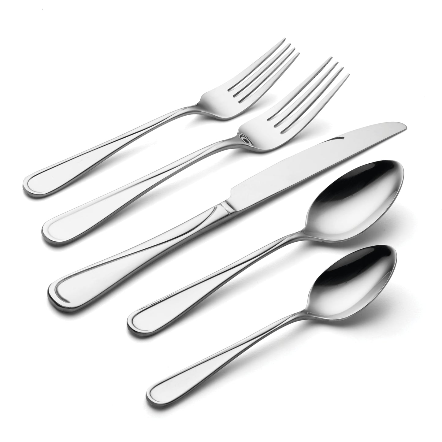 Oneida 65-Piece Metallic Flatware Set