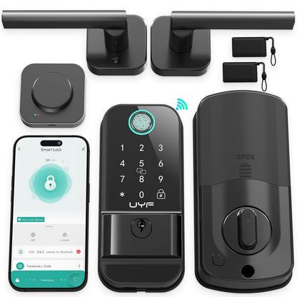 Keyless WiFi Smart Lock with Fingerprint & Keypad
