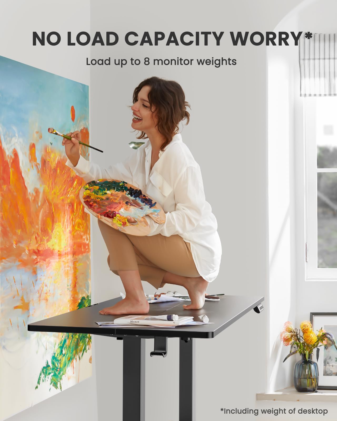 ErGear Adjustable Electric Standing Desk 48x24