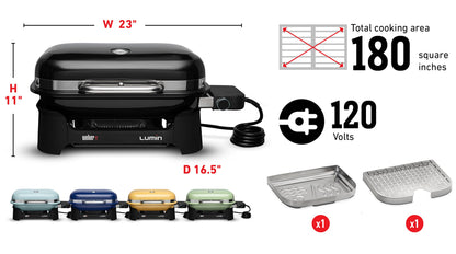 Weber Compact Portable Electric Barbecue Grill