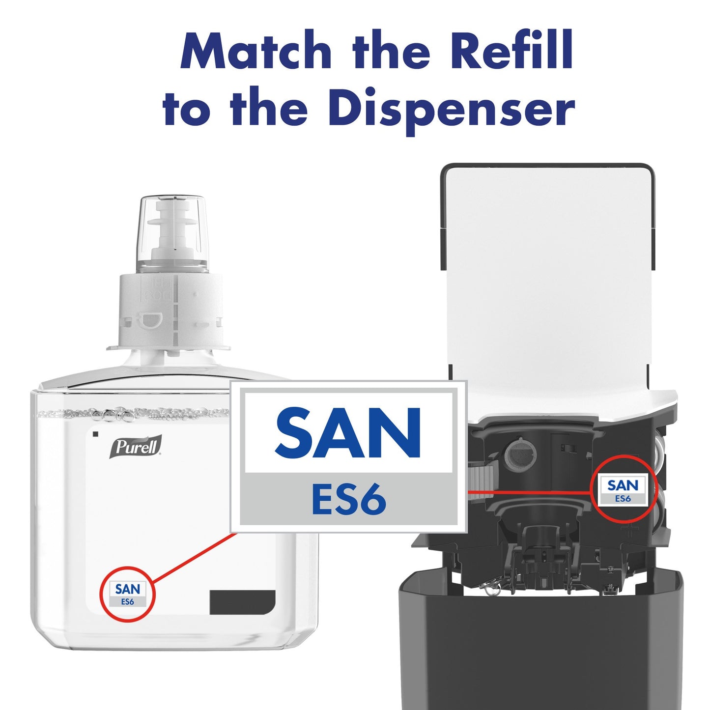 PURELL ES6 Automatic Hand Sanitizer Dispenser, Graphite, Compatible with 1200 mL PURELL ES6 Hand Sanitizer Refills (Pack of 1) - 6424-01