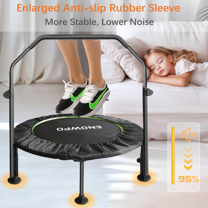 Foldable Mini Trampoline for Indoor Outdoor Fitness