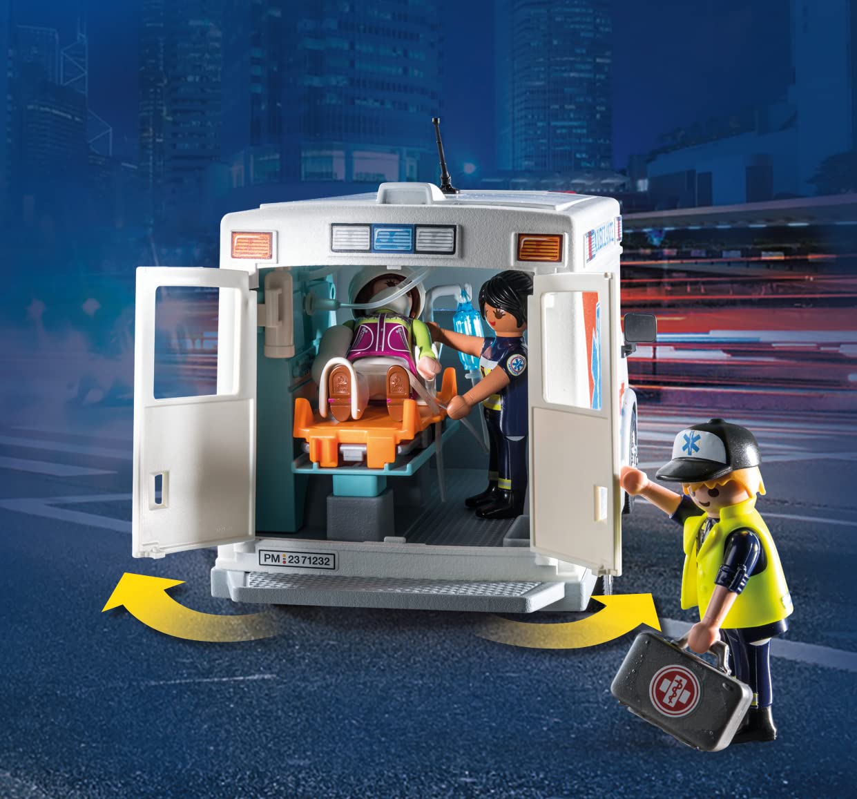 Playmobil Ambulance with Accessories and 3 Figures