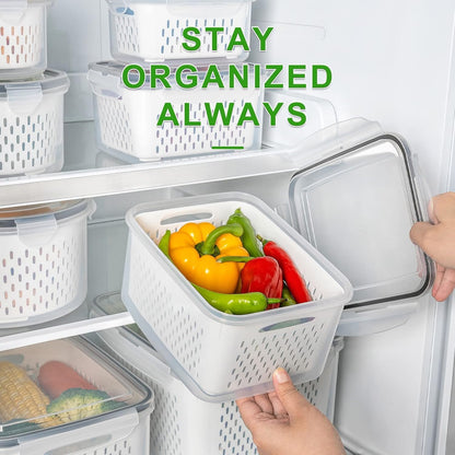 Leakproof Fruit Storage Containers for Fresh Produce