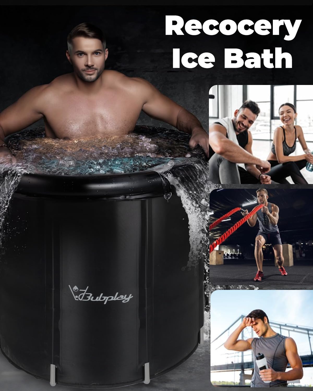 105 Gallon Ice Bath Tub for Recovery