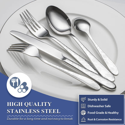 40-Piece Stainless Steel Flatware Set for 8