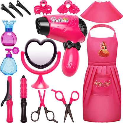 Pretend Play Hair Salon Set for Girls