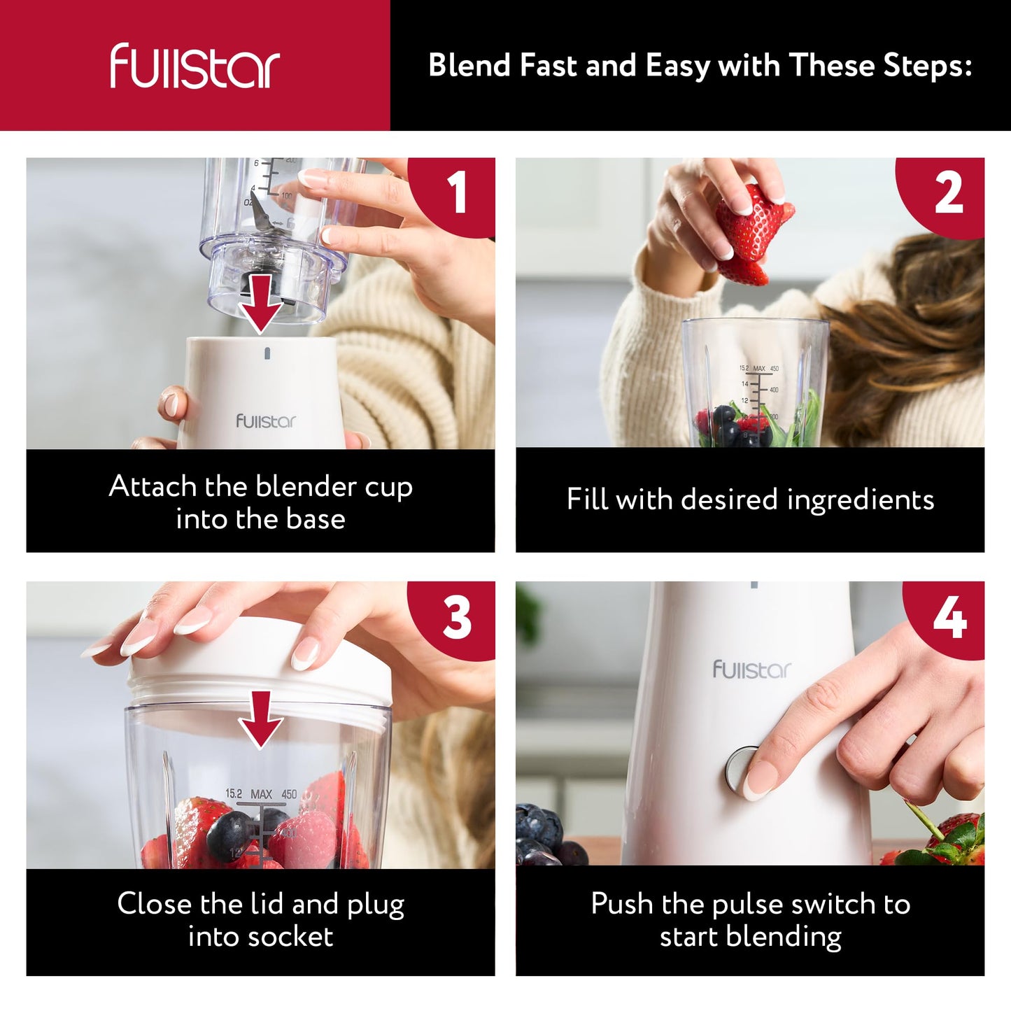 Portable Blender for Smoothies and Shakes