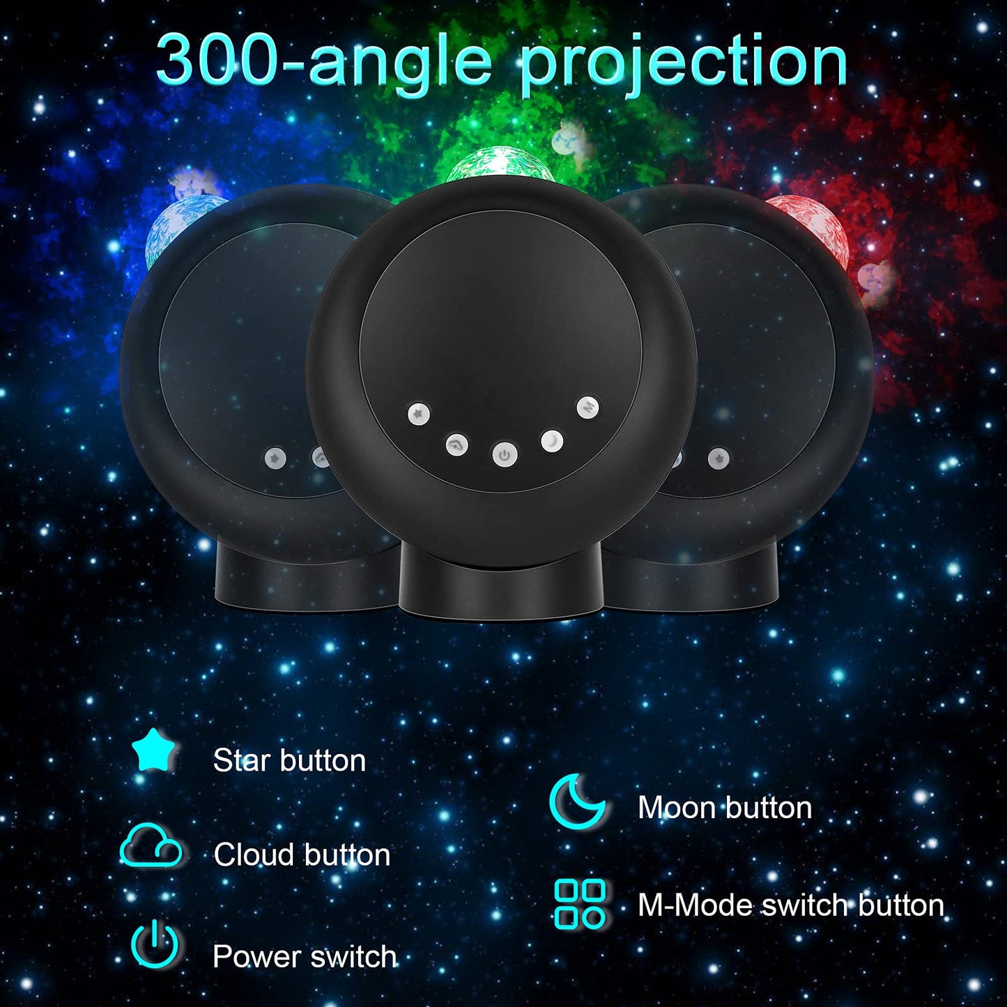 LED Sky Projector Night Lamp by LitEnergy