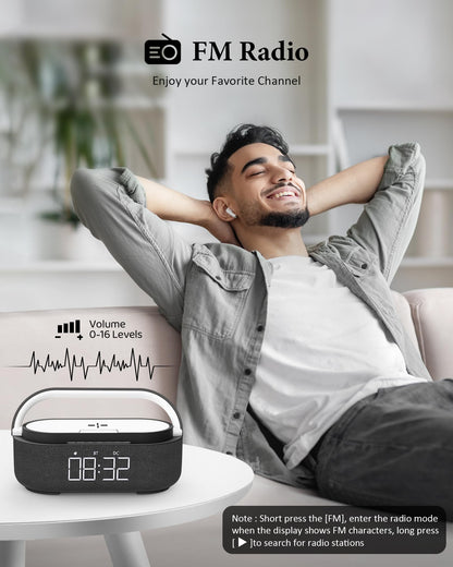 COLSUR Bluetooth Speaker with LED Night Light