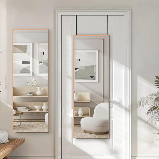 Anpark 47x14 Over Door Full Length Mirror