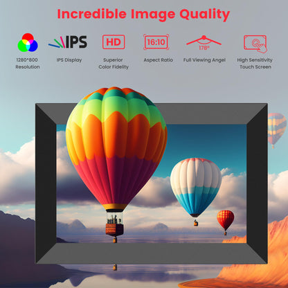 WiFi Digital Photo Frame 10.1 Inch with Touch