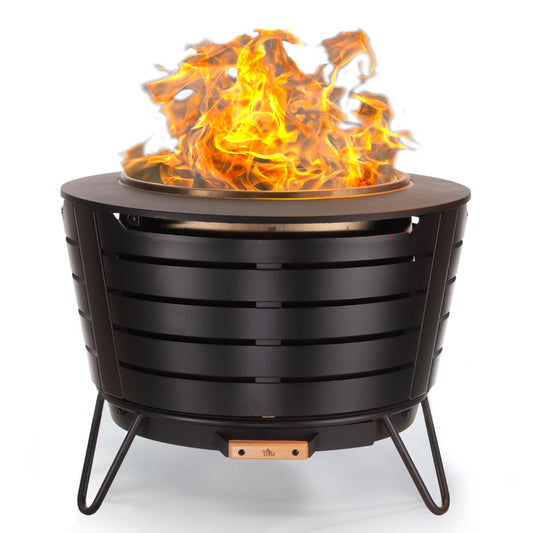 TIKI 25-Inch Smokeless Fire Pit for Outdoors