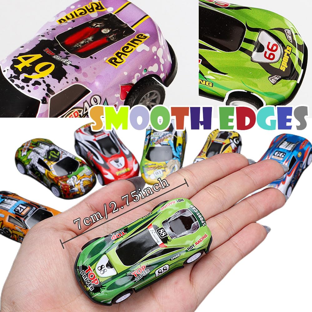 36 Pack Pull Back Toy Cars for Kids