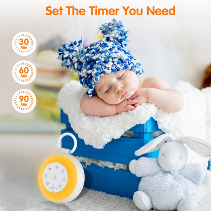 XYNGU White Noise Sound Machine with Night Light