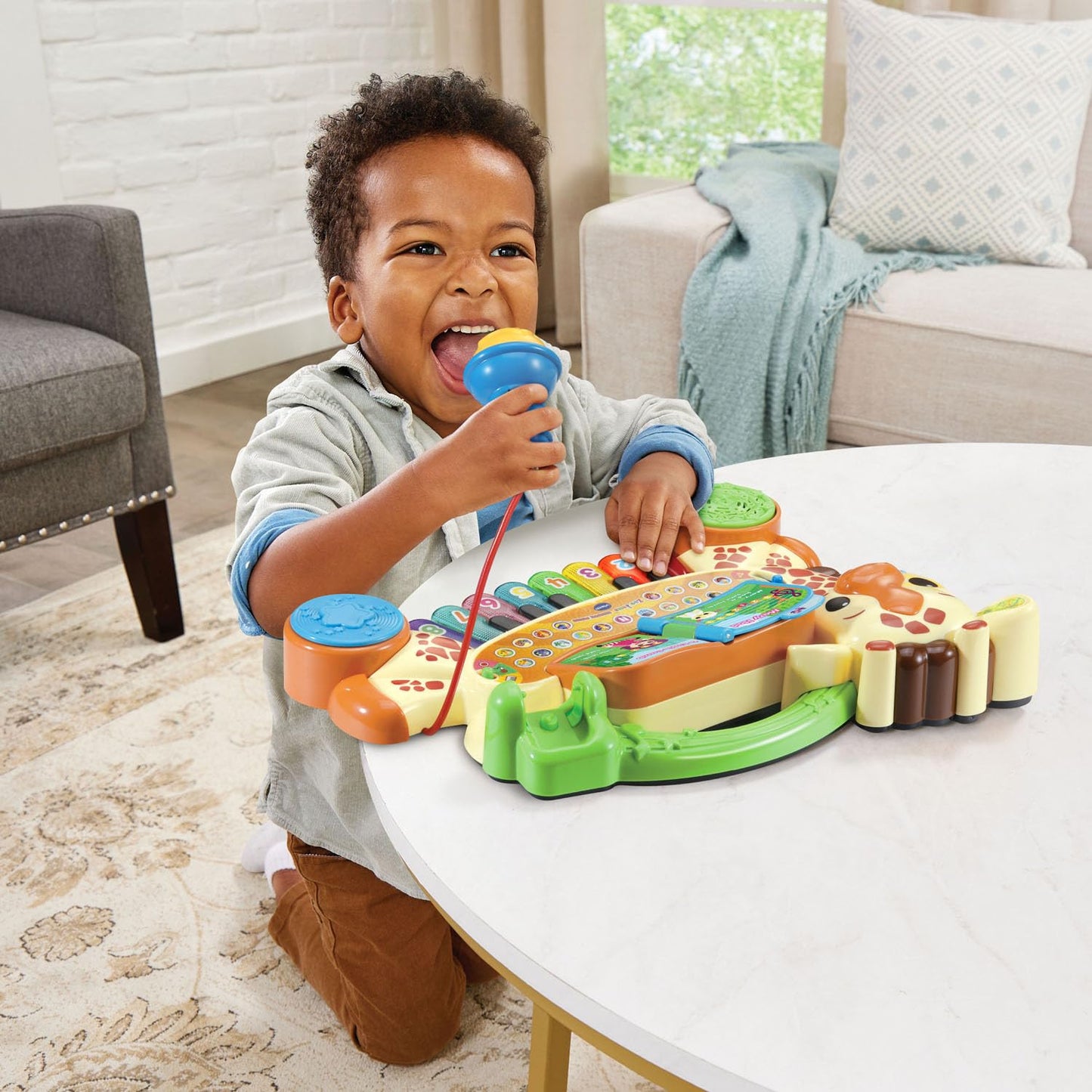 VTech Zoo Jamz Giraffe Piano Toy for Kids