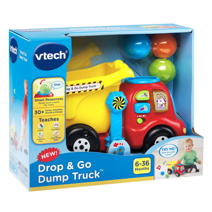 VTech Drop and Go Dump Truck Toy for Kids