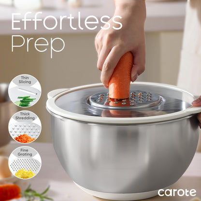 12-Piece CAROTE Mixing Bowls Set with Lids