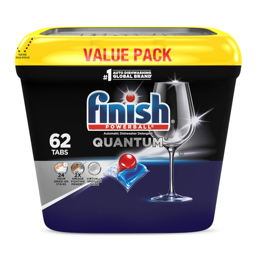 Finish Quantum Dishwasher Pods, 62 Count