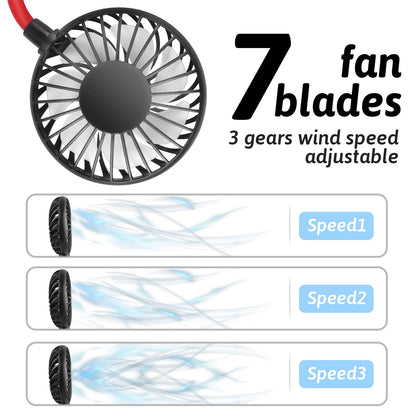 Portable Neck Fan Hands-Free Mini Cooling Fan