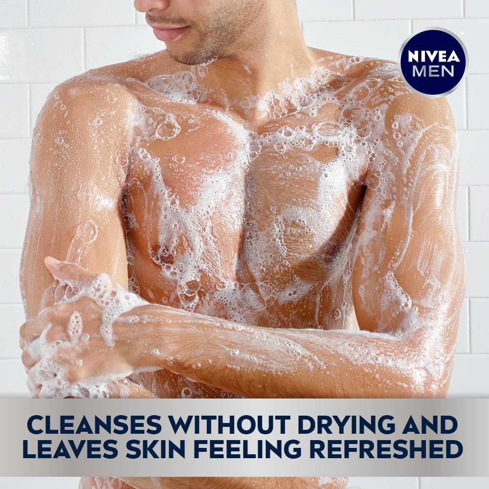 NIVEA MEN Sensitive Body Wash with Bamboo Extract