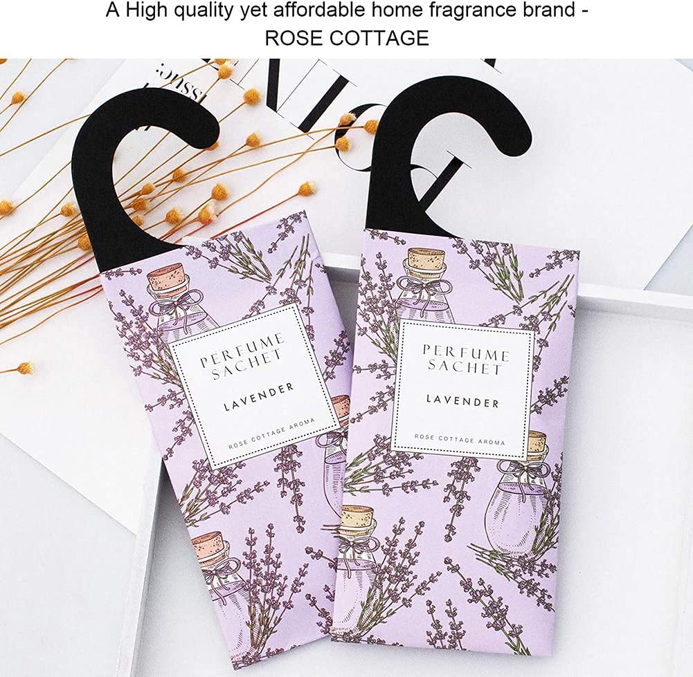 Lavender Hanging Closet Deodorizer Sachets - 12 Pack