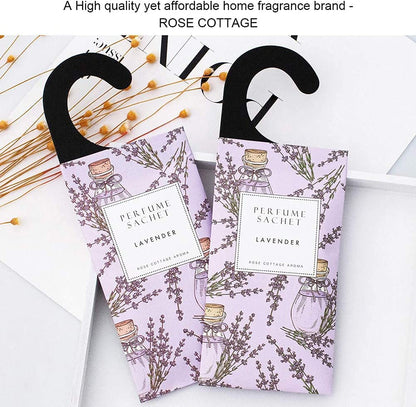 Lavender Hanging Closet Deodorizer Sachets - 12 Pack