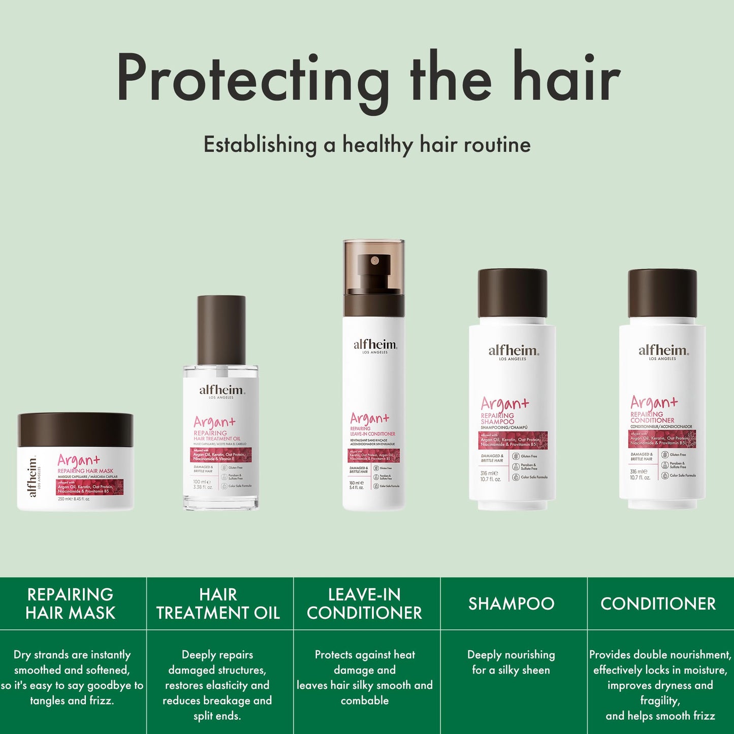 Argan Repair Shampoo & Conditioner Set 10.7oz