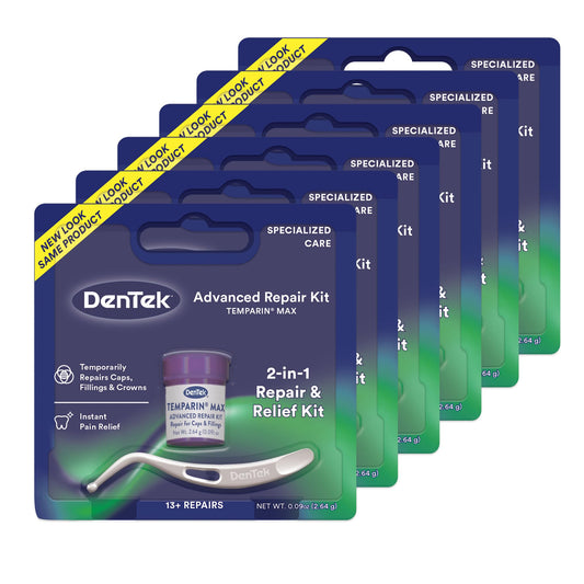DenTek Temparin Max Dental Repair Kit, 6 Pack