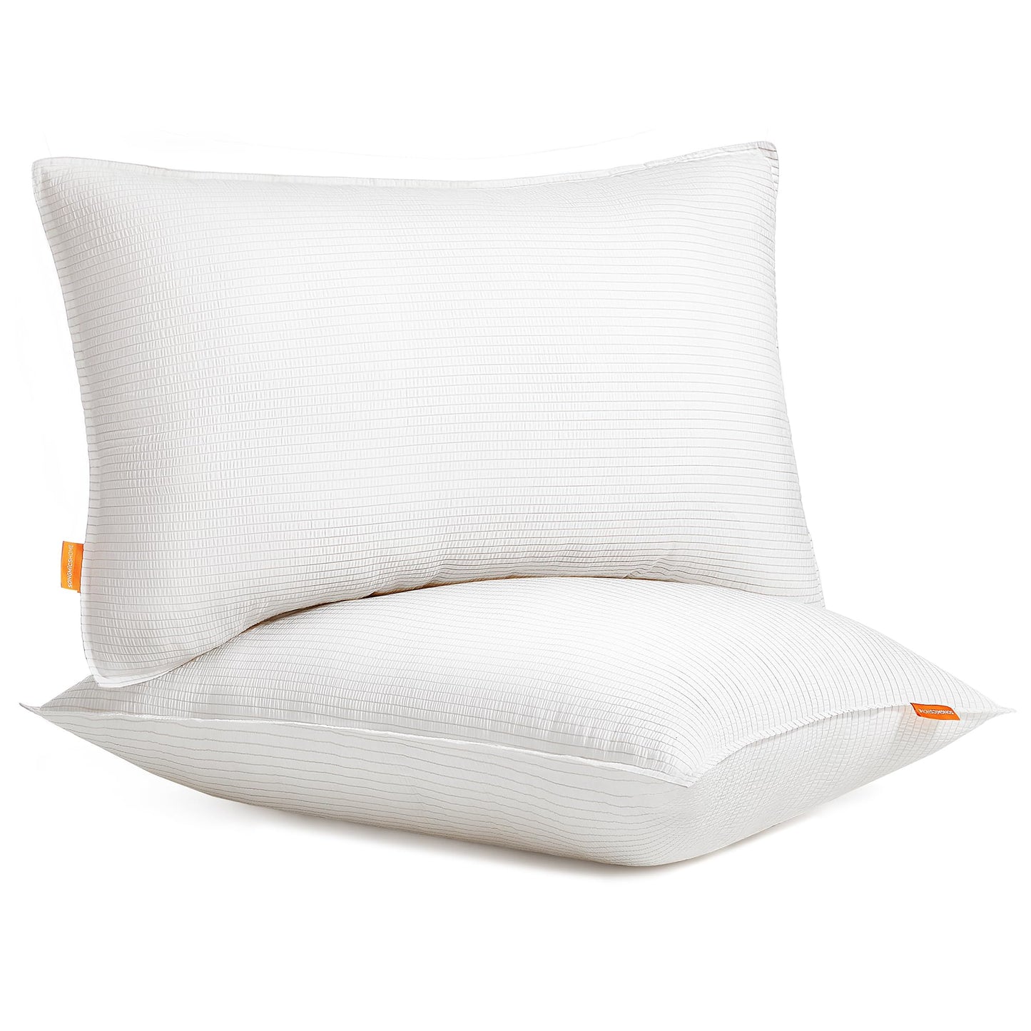 Queen Size Down Alternative Bed Pillows Set of 2