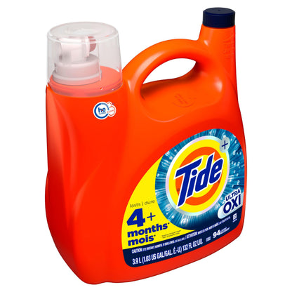 Tide Ultra OXI Liquid Laundry Detergent 94 Loads