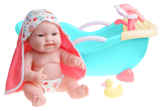 JC Toys 14" Bath Doll Gift Set for Kids