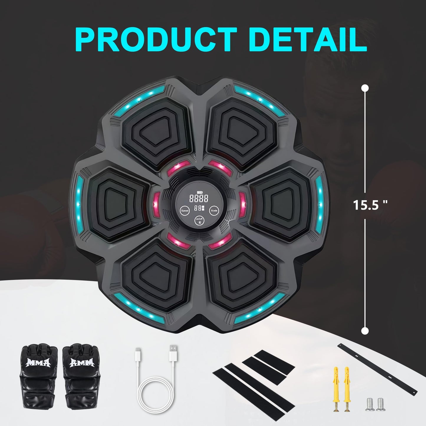 FICTOR Smart Bluetooth Wall-Mounted Boxing Trainer