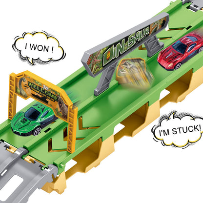 BAKAM Race Tracks Set for Kids Ages 3-5