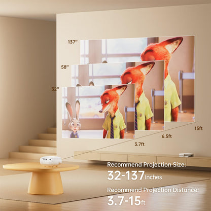 ARTSEA Mini Portable HD Projector for Phones